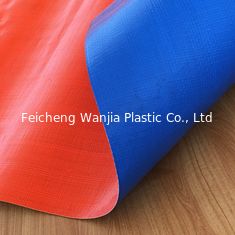 China Blue / Orange Plastic Poly Tarps / PE Tarpaulin