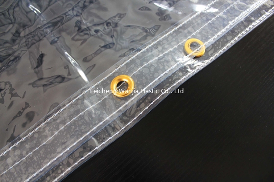 Heavy Duty Tarpaulin Transparent Tarp with Eyelets Customizable Thick Tarps Easy to Fold Rainproof Vegetable Cover