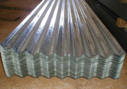 Hoja que cubre de acero acanalada galvanizada con precio competitivo