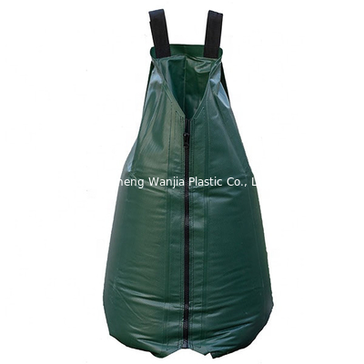 Bolso de agua lento de riego del goteo del bolso, del lanzamiento 75L para los árboles y arbustos de la irrigación del árbol de la lona del PVC de 20 galones con 2 años de guerra